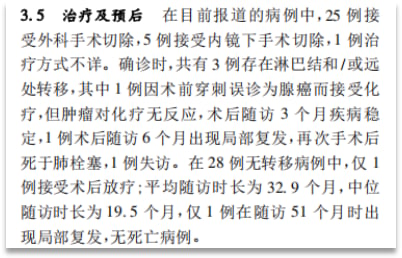 胃母细胞瘤治疗结局与复发转移风险文献总结图