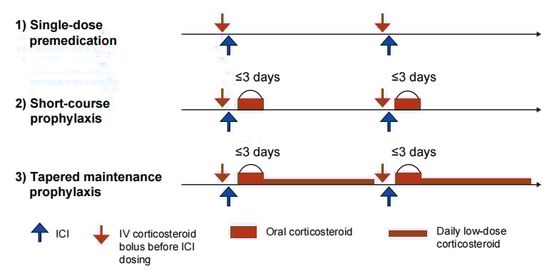 肝癌双免疫治疗中预防性激素策略示意图