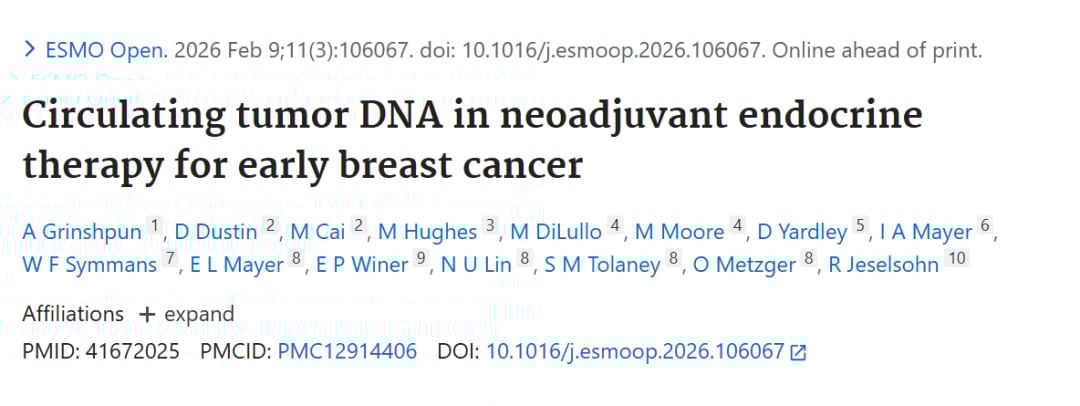 PELOPS研究中ctDNA动态变化与乳腺癌复发风险相关性分析图