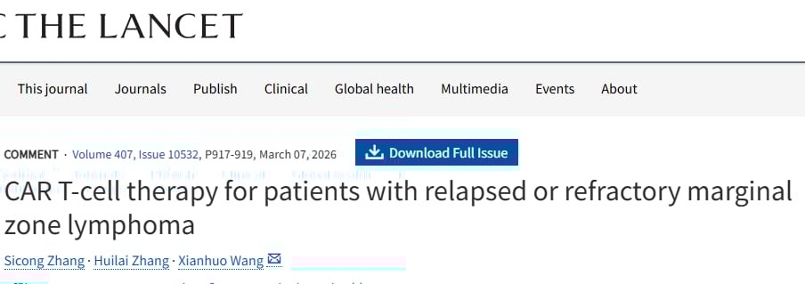 利基迈仑赛TRANSCEND FL研究中MZL队列的高缓解率与生存数据展示图