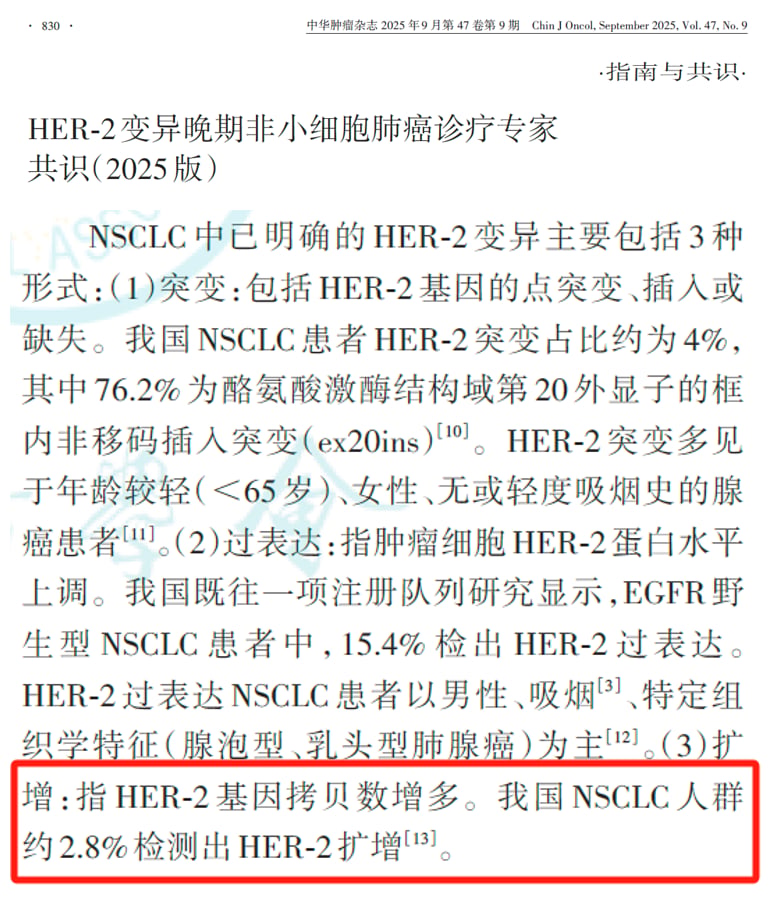 HER2变异与靶向治疗响应关系