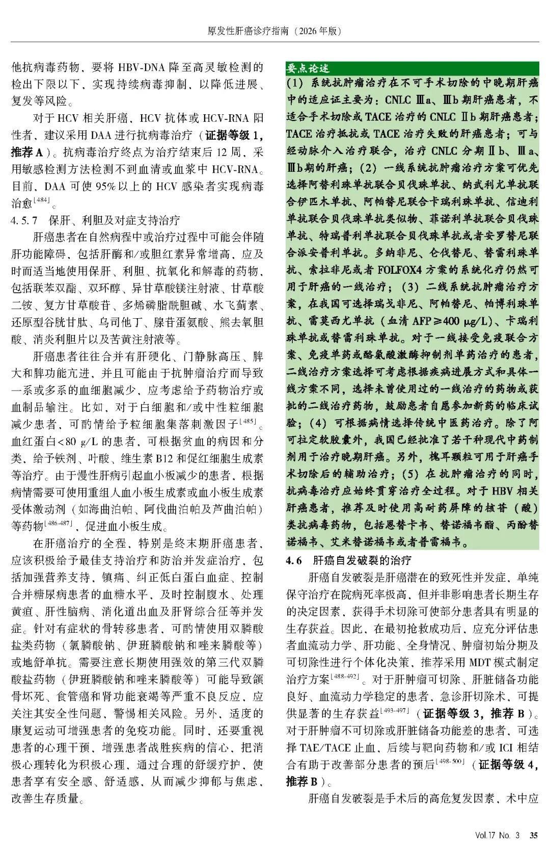 2026版原发性肝癌诊疗指南官方文献第35页
