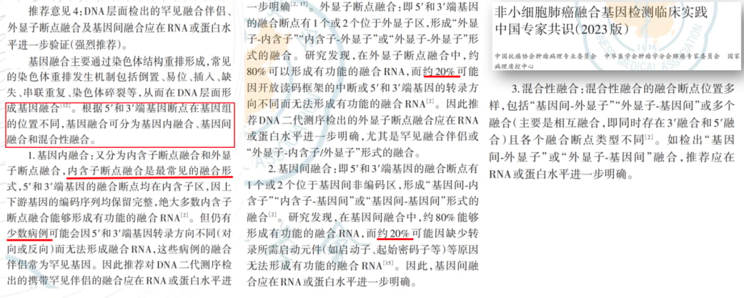 ALK罕见融合在DNA和RNA测序上的表达差异