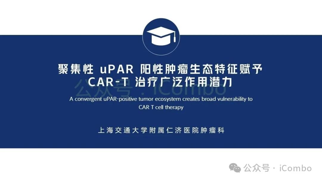 uPAR在实体瘤微环境衰老成纤维细胞及恶性细胞中的表达分布图谱