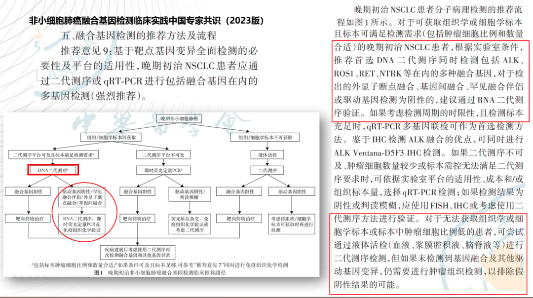 基于RNA检测非小细胞肺癌融合基因专家共识