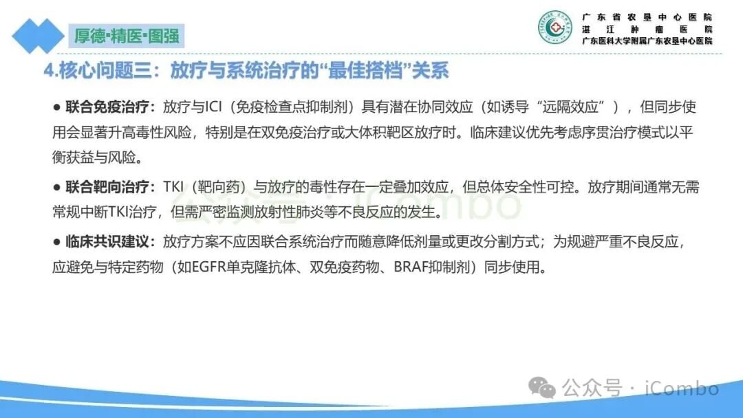 放疗与免疫治疗序贯给药与同步给药安全性对比