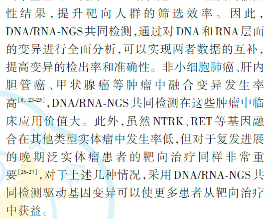 儿童实体瘤基因融合RNA检测检出率