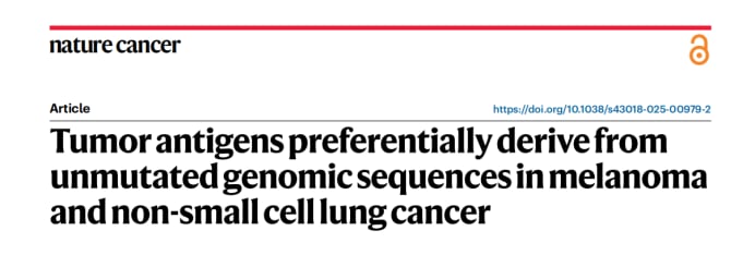 颠覆性发现:黑色素瘤与非小细胞肺癌免疫治疗新靶点——未突变肿瘤抗原的崛起 1 1748249914624_9488541.png