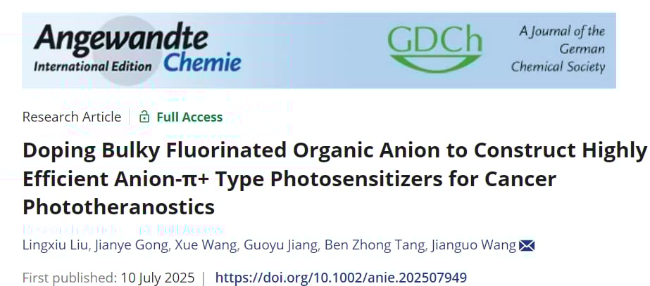 光动力治疗新突破:新型光敏剂在乳腺癌治疗中展现高效杀伤力 1 图片