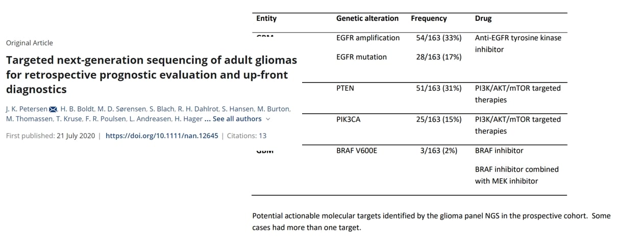 脑胶质瘤等中枢神经系统肿瘤治疗前,为何必须做基因检测? 11 图片