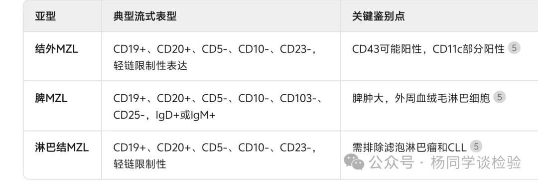 B淋巴细胞淋巴瘤流式细胞术诊断:关键CD标志物解析与鉴别要点 1 图片