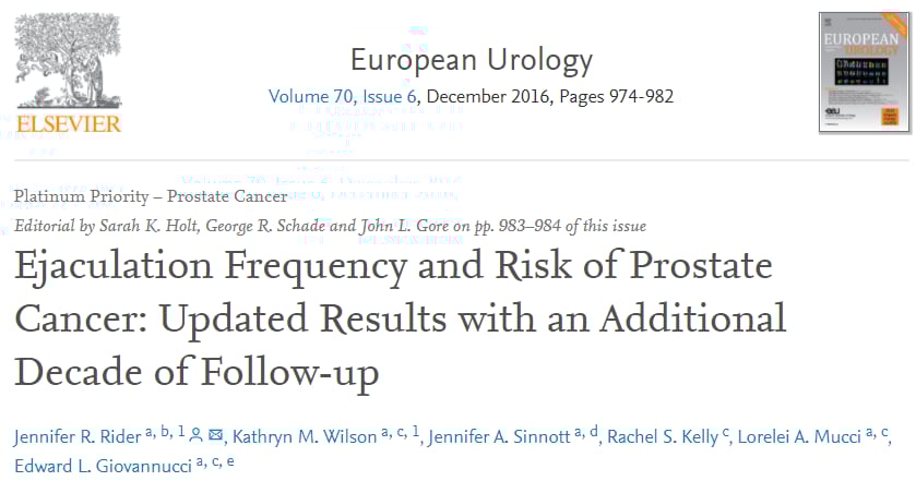 哈佛研究揭示:高频射精或助男性显著降低前列腺癌风险 1 图片