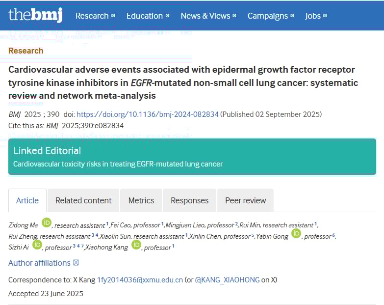 警惕!BMJ研究:奥希替尼等三代EGFR-TKI治疗非小细胞肺癌,心血管副作用风险有多高? 1 image.png