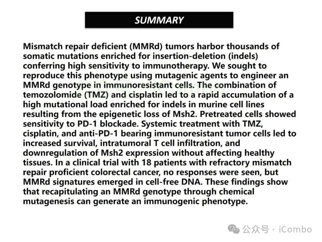 结直肠癌免疫治疗新策略:替莫唑胺与顺铂联用,唤醒抗癌免疫力 41 图片