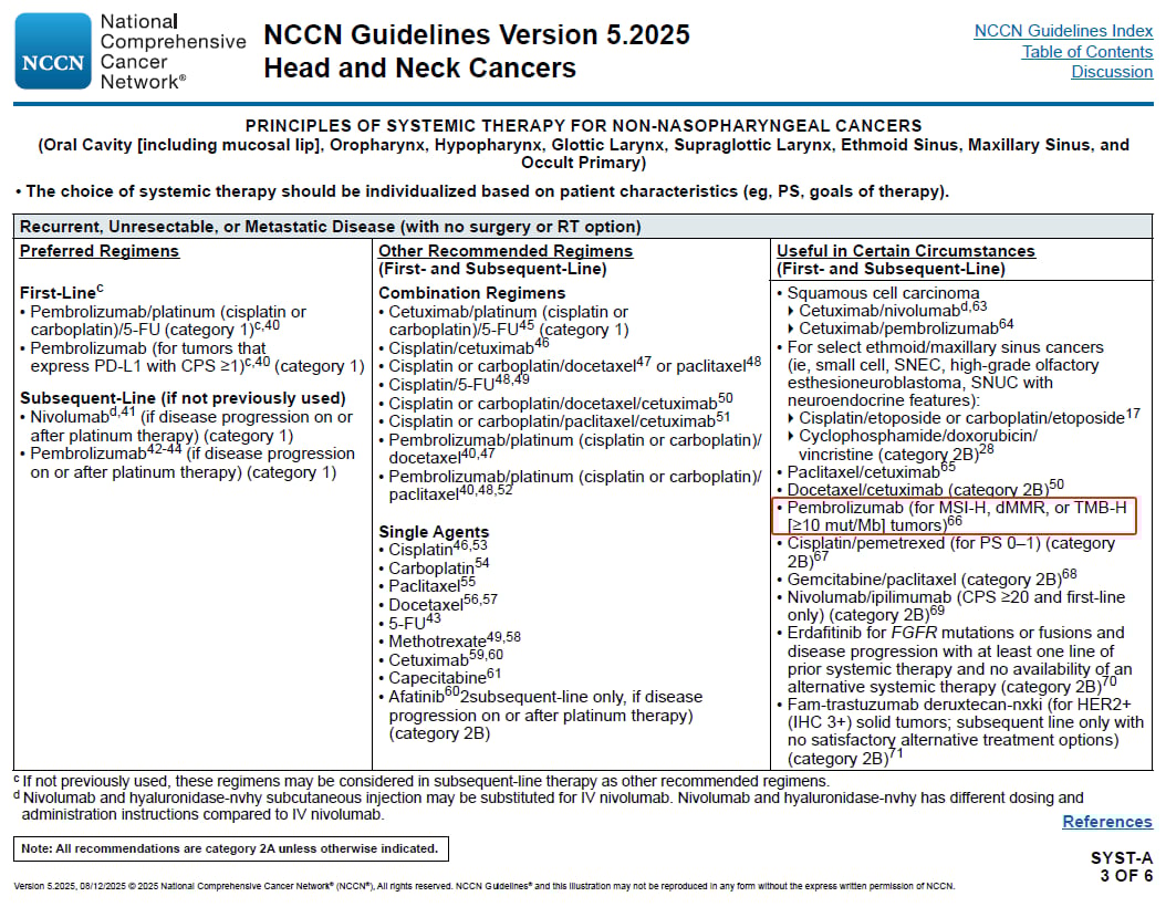 头颈部肿瘤治疗新突破:NCCN/CSCO指南下的分子检测与靶向免疫方案详解 2 图片