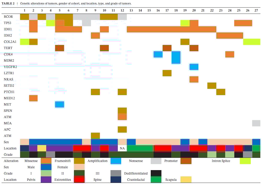 软骨肉瘤新发现:BCOR突变预示疾病侵袭性?深度解读与治疗展望 3 图片