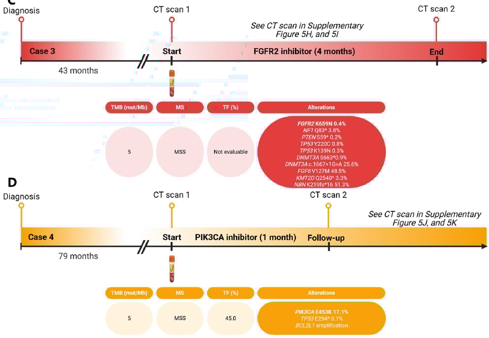 肛门鳞状细胞癌治疗迎来新曙光:液体活检助力精准靶向用药,跨境购药选择多 12 肛门鳞状细胞癌(aSCC)液体活检指导治疗案例3