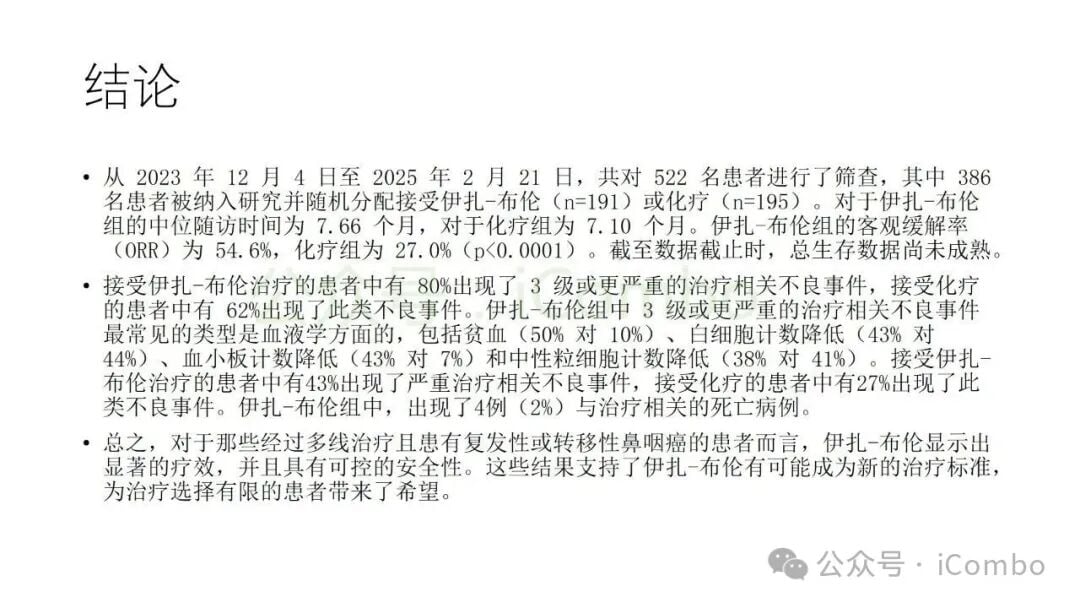 伊扎隆坦单抗-布伦替康治疗复发转移性鼻咽癌:疗效、副作用与后线用药选择 13 鼻咽癌前沿药物研究进展与未来治疗方向图