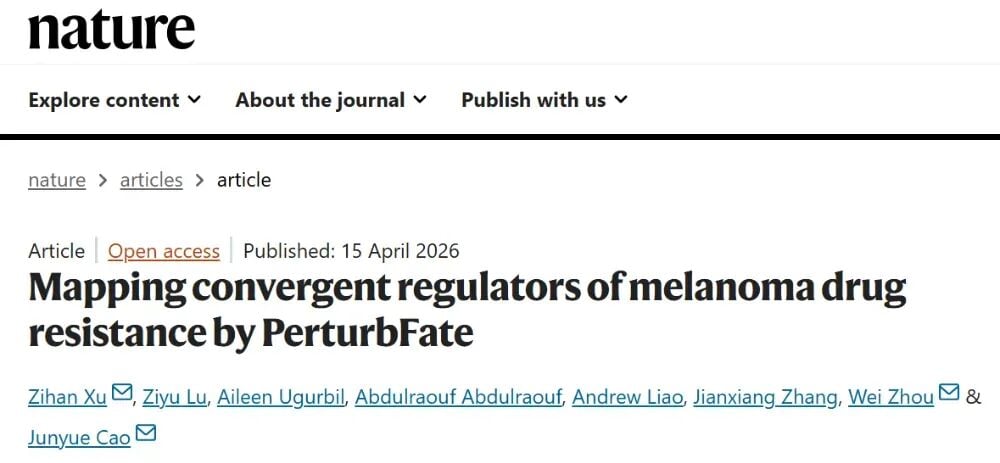 Nature发表黑色素瘤靶向药耐药多组学研究图