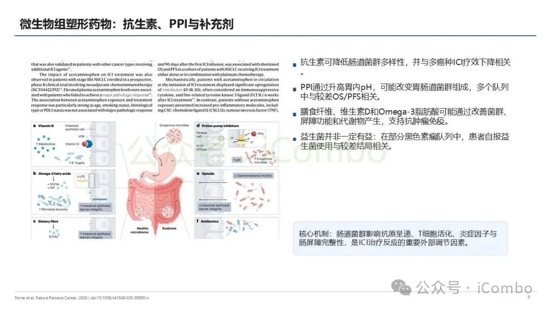 肿瘤微环境与全身系统性免疫调节机制图