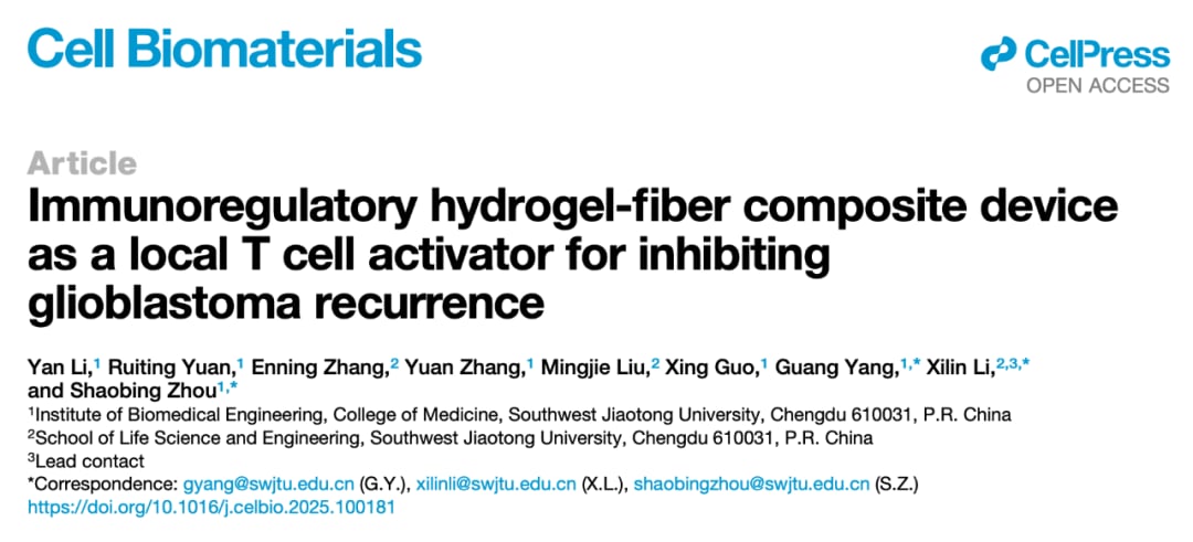 胶质母细胞瘤复发新突破:新型复合设备激活免疫,显著延长生存期 1 01618495bc2146b4a3eac34939fa6fb4-IEMdrzC
