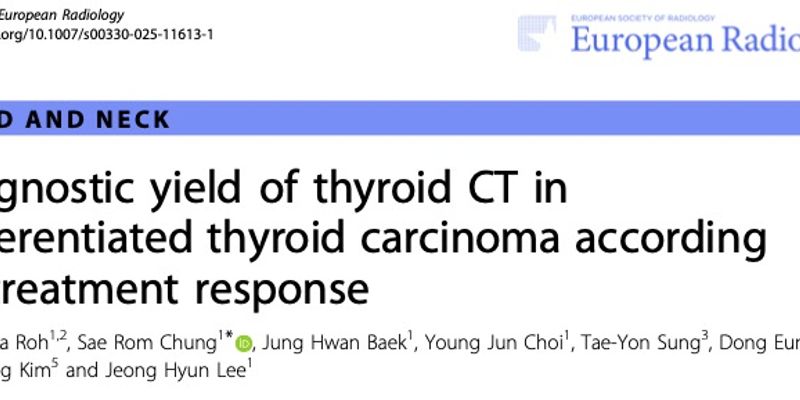 甲状腺癌术后随访：CT诊断复发性分化型甲状腺癌的价值与时机