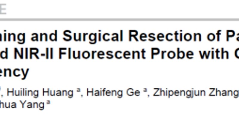 癌症手术新突破：新型荧光探针ACy-H-NTR实现肿瘤精准切除与长时成像
