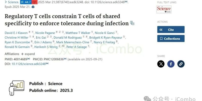 感染与自身免疫：调节性T细胞（Treg）如何守护机体平衡？