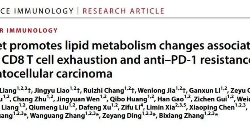PD-1抑制剂对肝癌效果不佳？新研究揭示Riplet基因或为关键，联合FASN抑制剂带来新希望