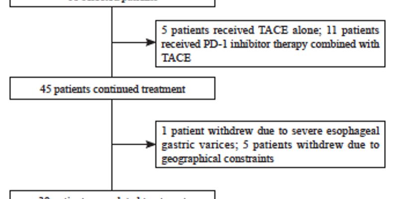 安罗替尼联合信迪利单抗与TACE治疗肝癌：临床研究揭示76.9%高缓解率