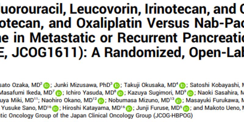 转移性胰腺癌一线方案如何选？研究证实白蛋白结合型紫杉醇更优