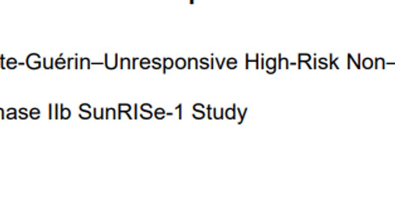 TAR-200治疗膀胱癌新突破：完全缓解率达82.4%，为BCG无效患者带来新希望