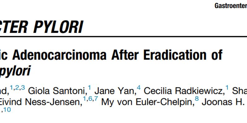 根除幽门螺杆菌能预防胃癌吗？北欧大型研究揭示：11年后风险降至正常水平