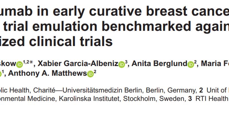 曲妥珠单抗疗效获双重验证:真实世界研究精准复现临床试验结果