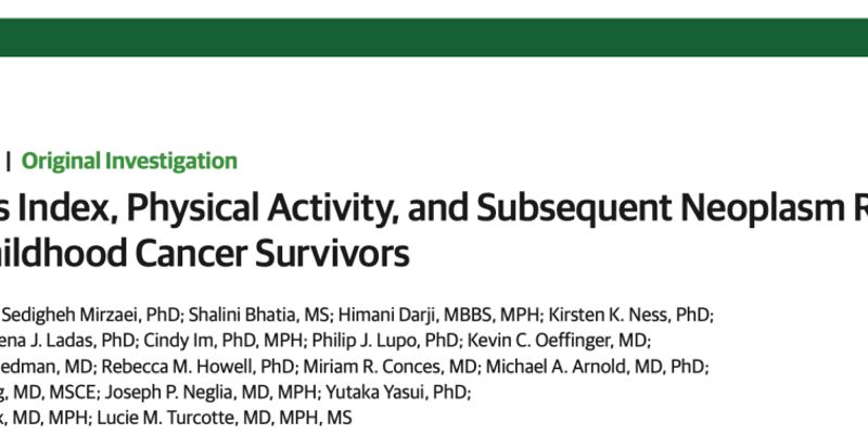 肥胖增加继发肿瘤风险！儿童癌症幸存者如何通过运动和体重管理降低风险？