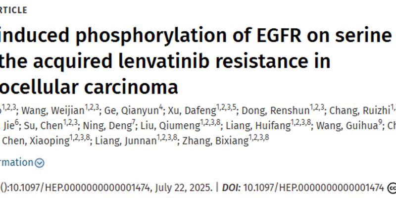 攻克肝癌仑伐替尼耐药:研究发现NEK7是“元凶”,新策略可恢复药效