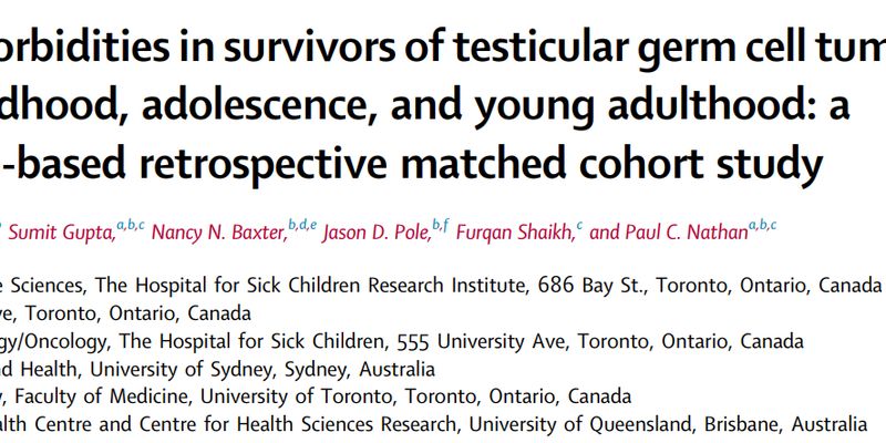睾丸生殖细胞瘤（TGCT）幸存者：化疗后的长期健康挑战与风险管理