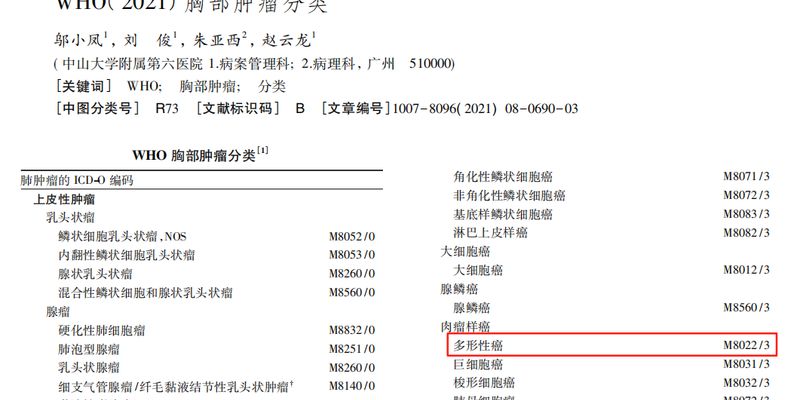 罕见肺多形性癌十年无复发:磨玻璃结节诊断挑战与治疗策略解析