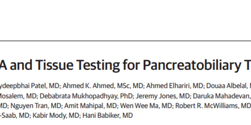 胰腺癌、胆管癌精准诊疗新突破：ctDNA液态活检与组织NGS的深度解析