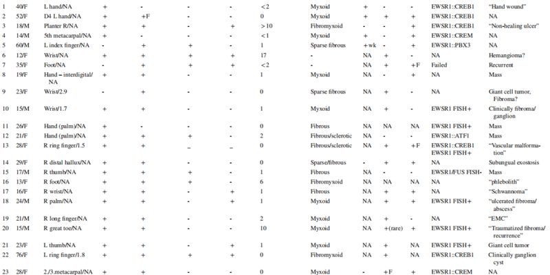 肢端血管样纤维组织细胞瘤(AFH)诊断难点解析：一项26例临床研究揭示基因密码