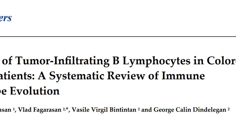 结直肠癌免疫治疗新视角：肿瘤浸润B细胞如何影响患者预后与治疗选择？