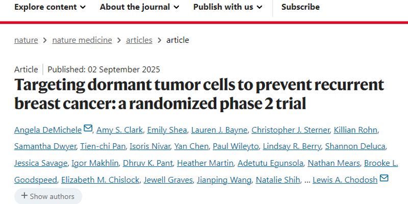 羟氯喹联合依维莫司：乳腺癌复发预防新突破，三年无复发生存率达100%