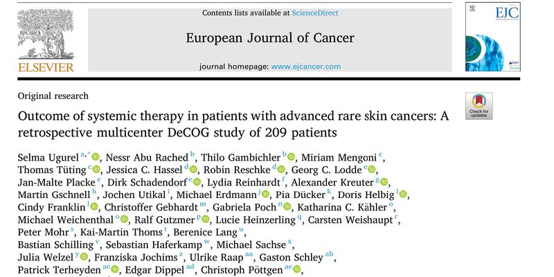 罕见皮肤癌治疗新进展:免疫检查点抑制剂在血管肉瘤中显奇效