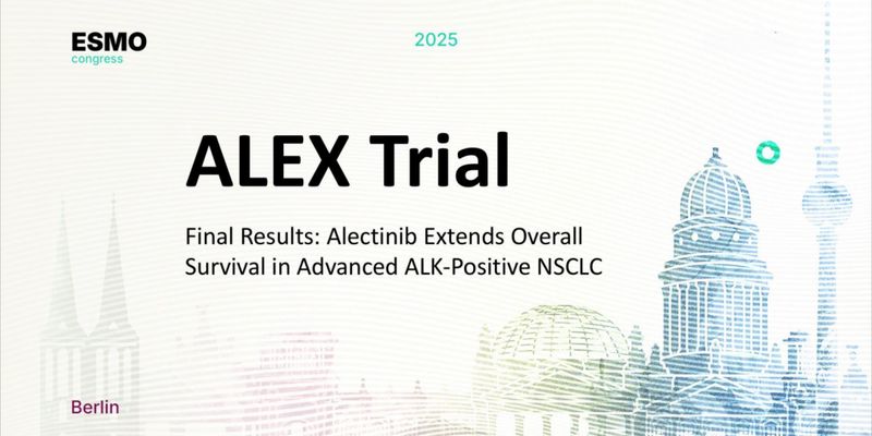 ALK阳性肺癌治疗新里程碑:阿来替尼ALEX研究最终数据显示总生存期近7年!
