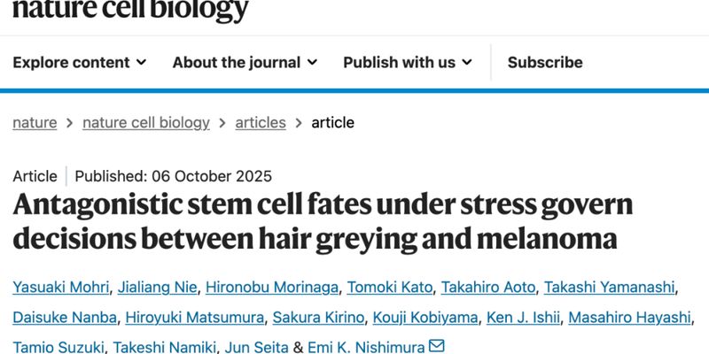 别再为白发焦虑！最新研究揭示：长白发或能有效预防黑色素瘤