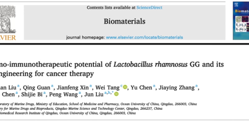 鼠李糖乳杆菌（LGG）抗癌研究新进展：细菌疗法协同化疗有效对抗乳腺癌与黑色素瘤