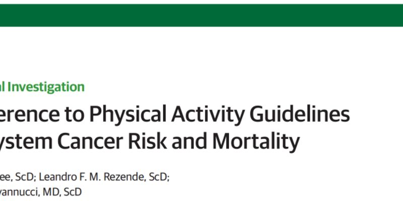 运动防癌真相：哈佛32年研究揭示，预防消化系统癌症的关键是坚持而非强度