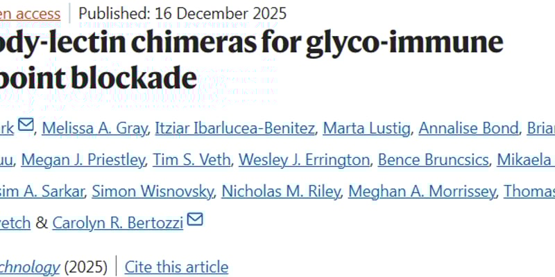 新型癌症免疫疗法：AbLecs蛋白如何解除聚糖“刹车”，攻克PD-1耐药难题？