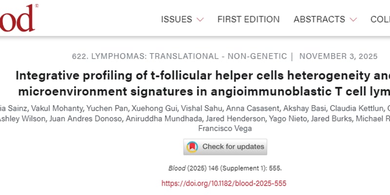 血管免疫母细胞性T细胞淋巴瘤（AITL）治疗新突破：CD40蛋白成关键靶点，靶向药何时能用？