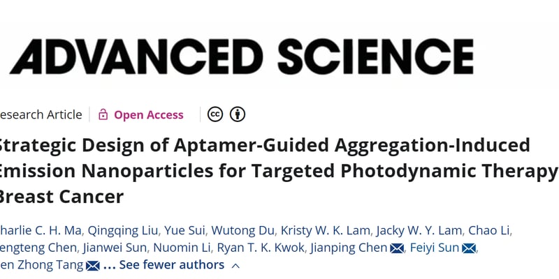 Luminal A型乳腺癌治疗新突破：AIE纳米颗粒如何实现精准靶向与高效光动力疗法？